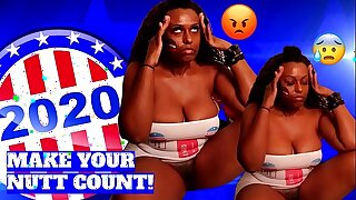 After I took My booty to the polls, this happens. 2020 Election Swain Imani Seduction SQUIRTING Reaction Video