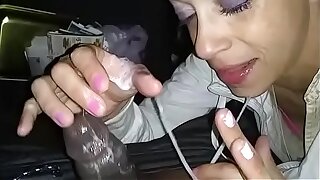 Sucking off the weed man