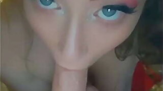 Busty Stepsis gets a mouthful of cum