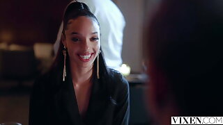 VIXEN – Stunning Alexis has passionate first date with Oliver