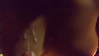 MILF gives a blowjob in the sauna and gets a BIG Load