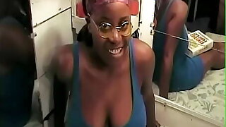 18YO EBONY ALL NATURAL BIG BREAST BOOB BABE on MAXXX LOADZ Unskilled HARDCORE VIDEOS KING of Unskilled PORN
